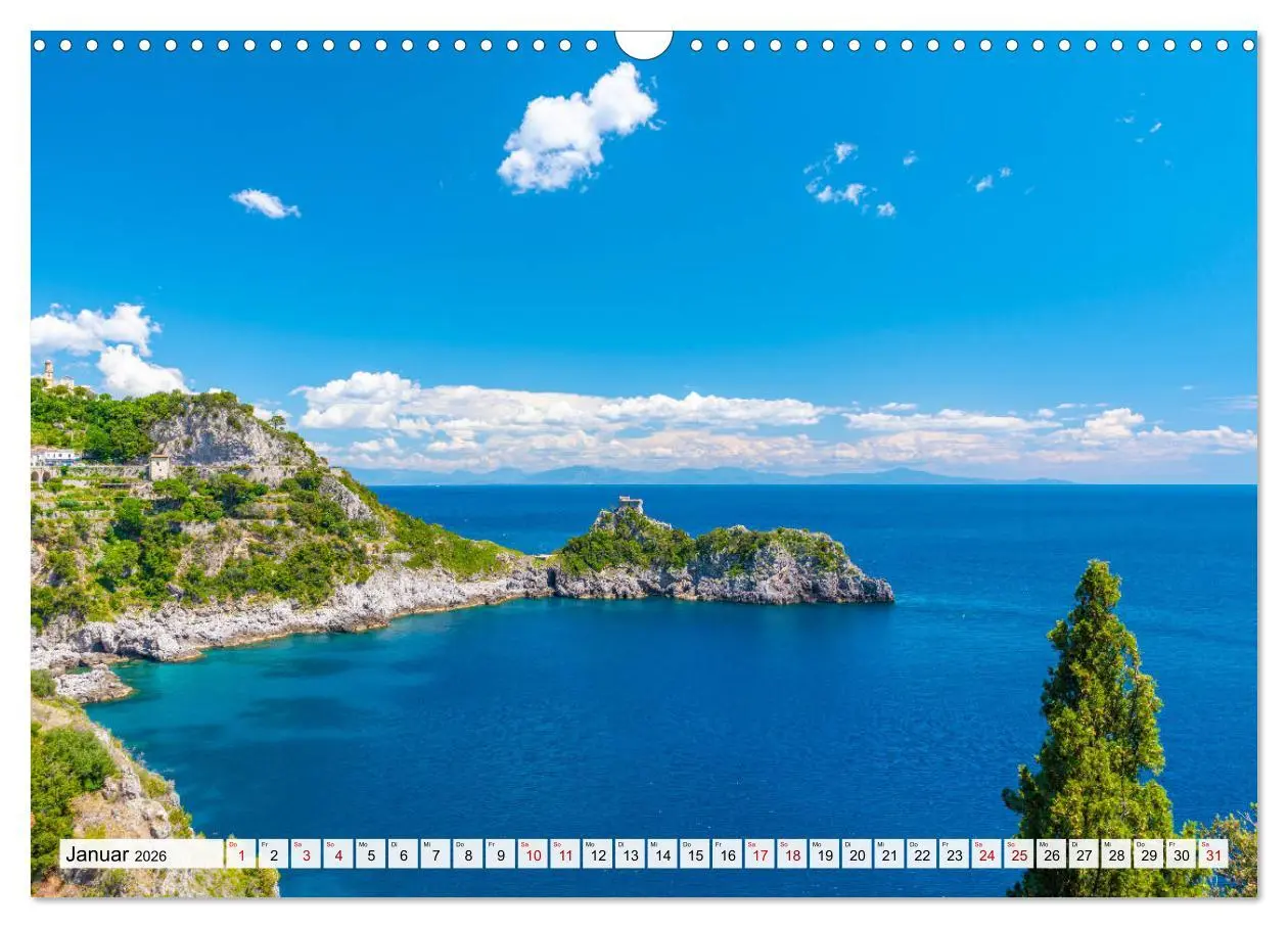 Bild: 9783457690604 | Landschaften an der Amalfi Küste (Wandkalender 2026 DIN A3 quer),...