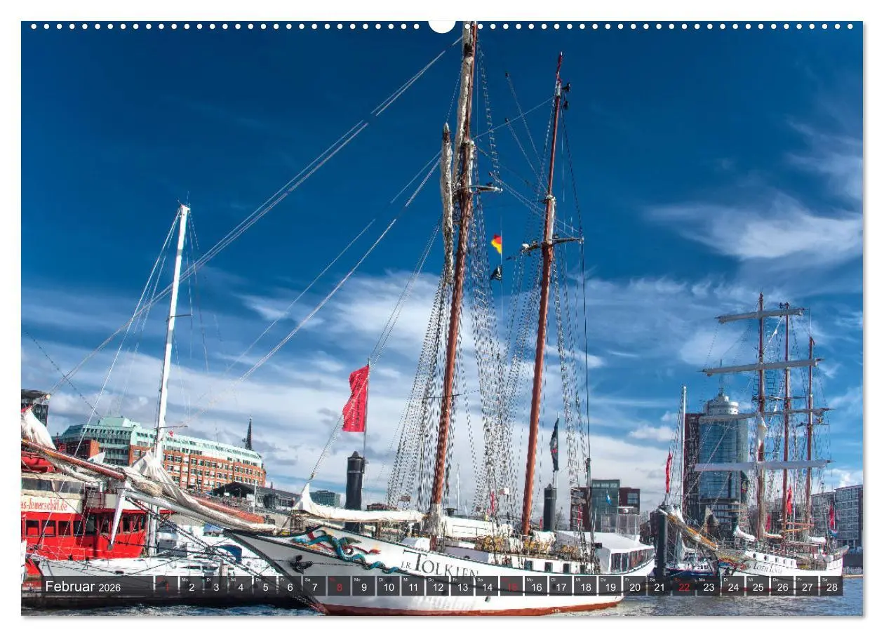 Bild: 9783457830604 | Hamburg - Ahoi zur großen Hafenrundfahrt (Wandkalender 2026 DIN A2...