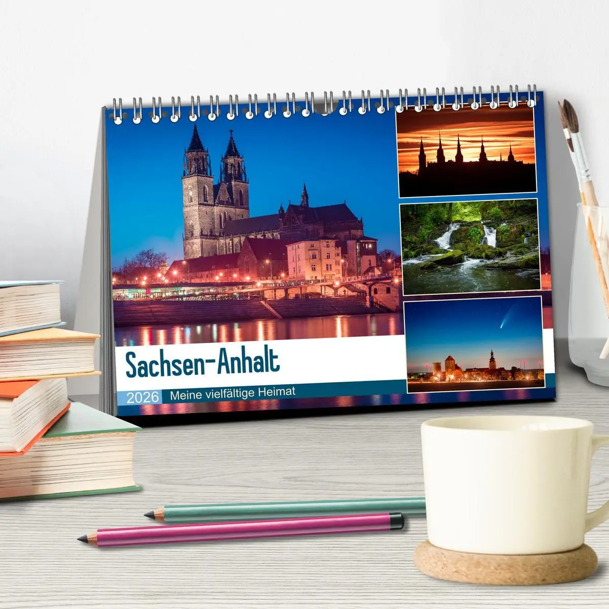 Bild: 9783516230604 | Sachsen-Anhalt - Meine vielfältige Heimat (Tischkalender 2026 DIN...