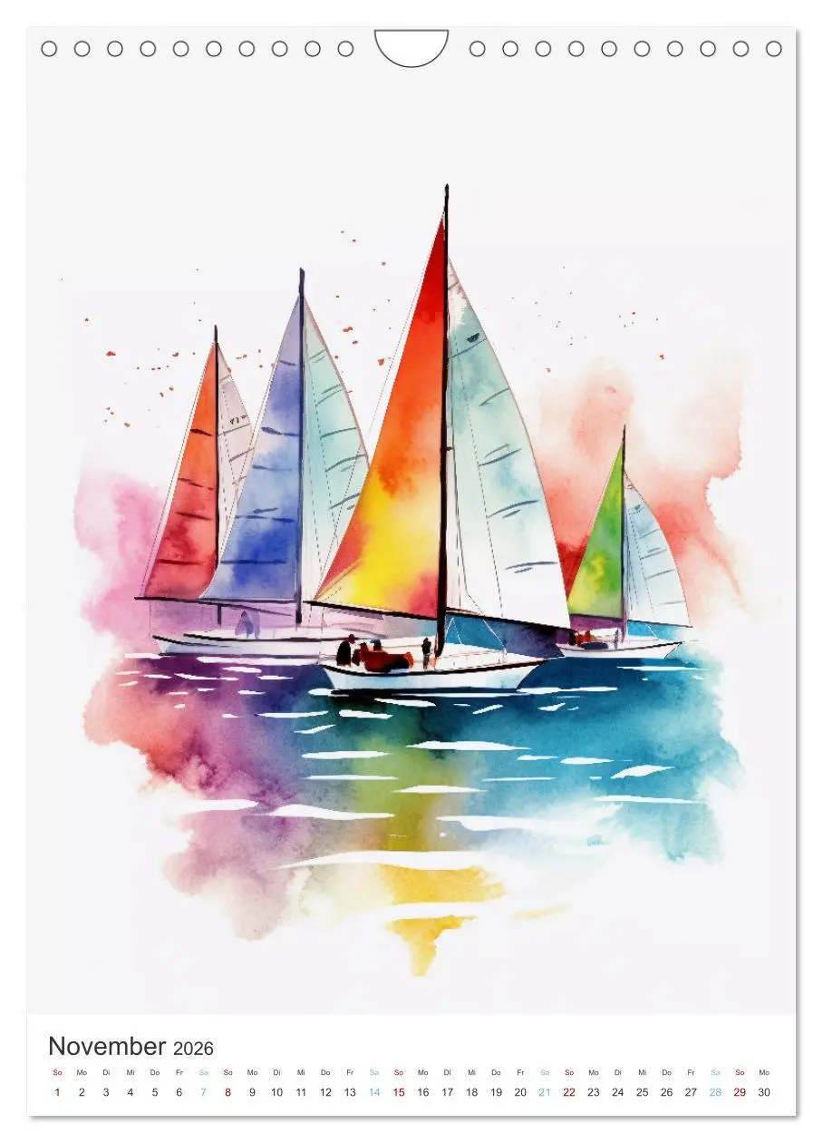 Bild: 9783516300604 | Segeln und Regatta (Wandkalender 2026 DIN A4 hoch), CALVENDO...