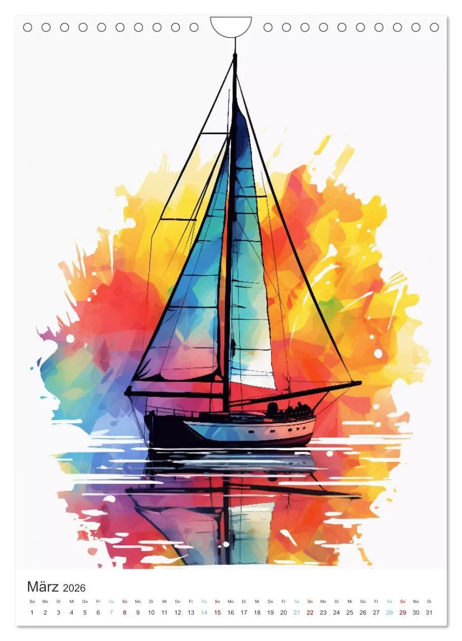 Bild: 9783516300604 | Segeln und Regatta (Wandkalender 2026 DIN A4 hoch), CALVENDO...