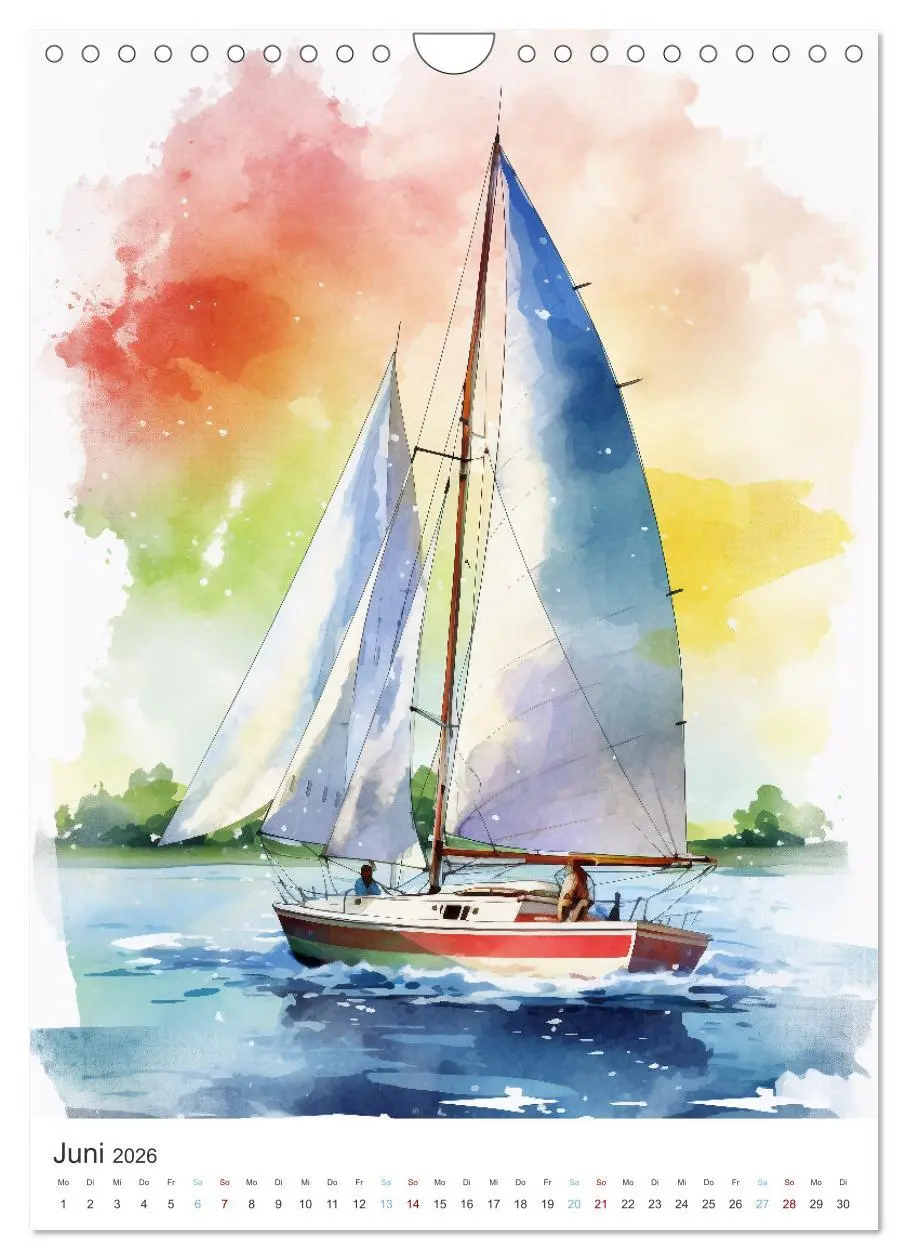 Bild: 9783516300604 | Segeln und Regatta (Wandkalender 2026 DIN A4 hoch), CALVENDO...