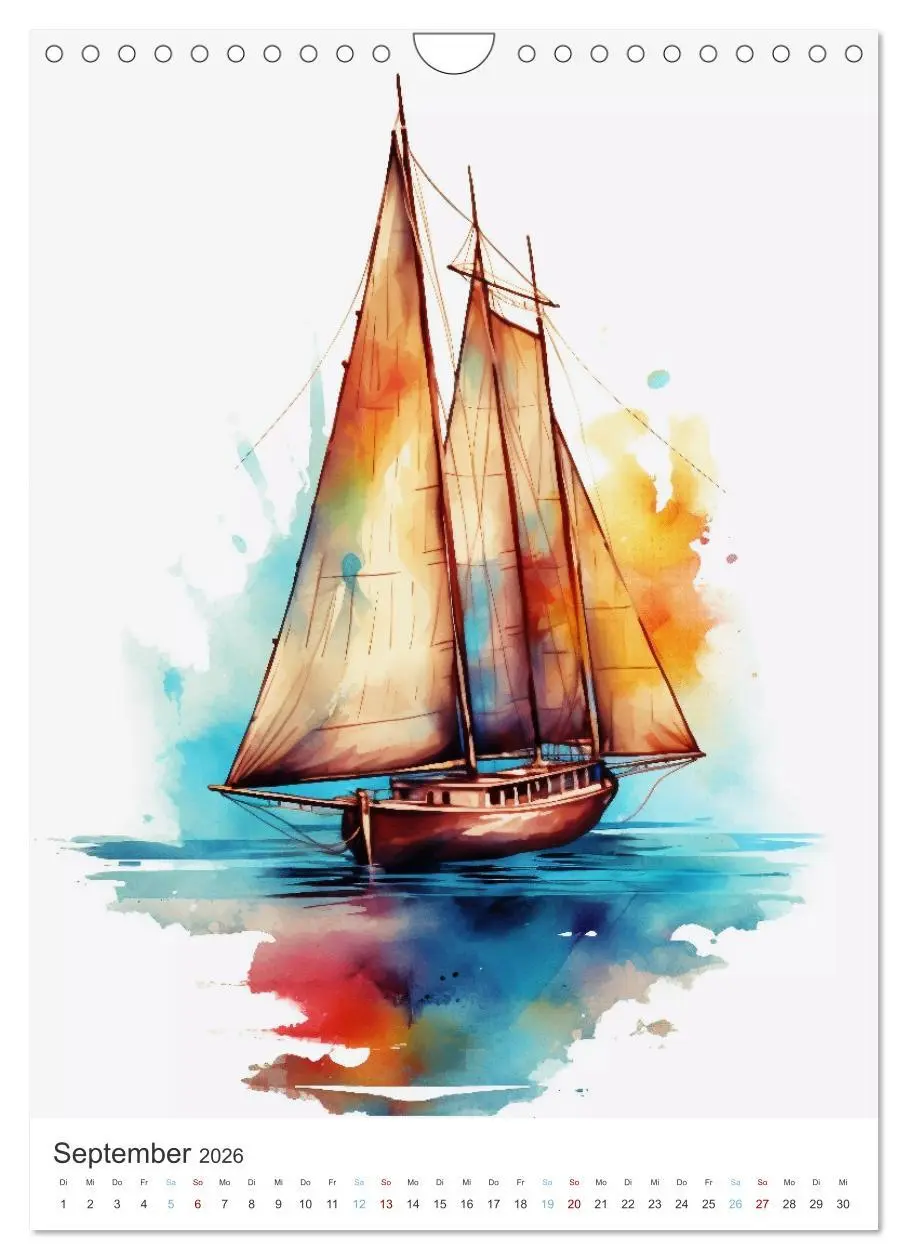 Bild: 9783516300604 | Segeln und Regatta (Wandkalender 2026 DIN A4 hoch), CALVENDO...