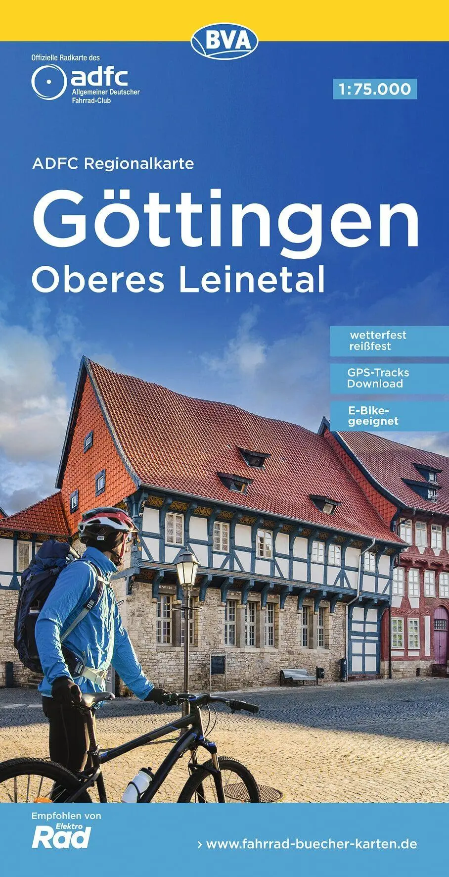 Cover: 9783969900604 | ADFC-Regionalkarte Göttingen Oberes Leinetal, 1:75.000, mit...