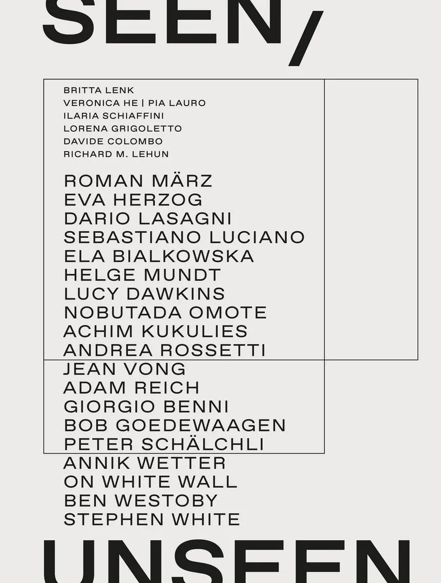 Cover: 9783987410604 | Seen/Unseen | Dt/engl/ital | Roman/Herzog, Eva/Lasagni, Dario u a März