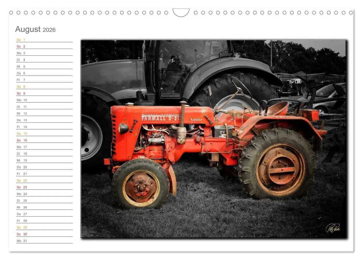 Bild: 9783516080704 | Oldtimer - Trecker Nostalgie (Wandkalender 2026 DIN A3 quer),...
