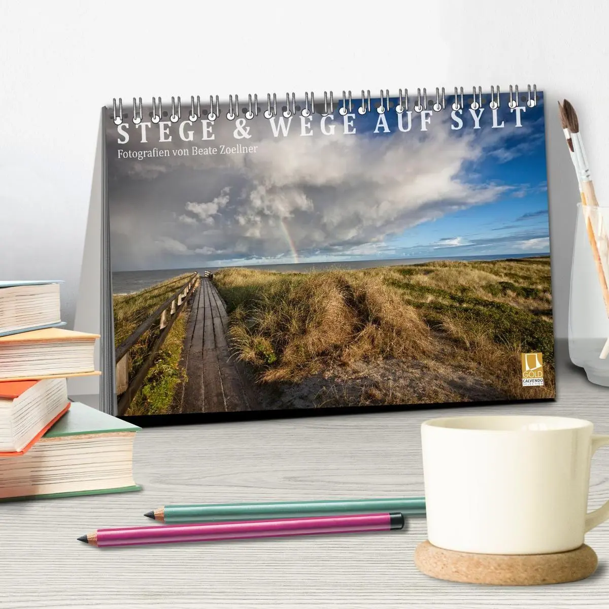 Bild: 9783594130704 | Stege &amp; Wege auf Sylt (Tischkalender 2027 DIN A5 quer), CALVENDO...