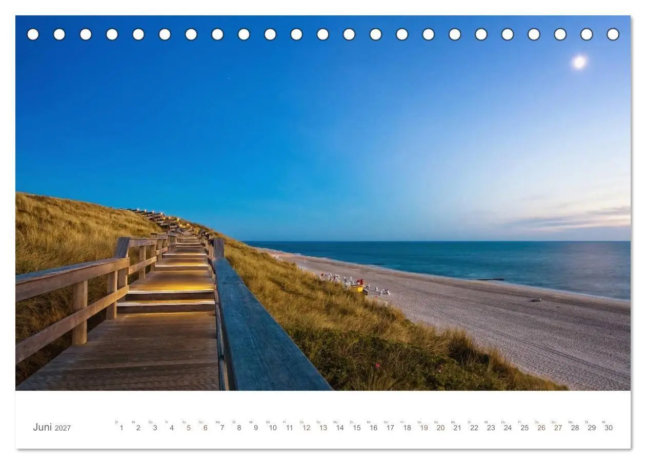 Bild: 9783594130704 | Stege &amp; Wege auf Sylt (Tischkalender 2027 DIN A5 quer), CALVENDO...