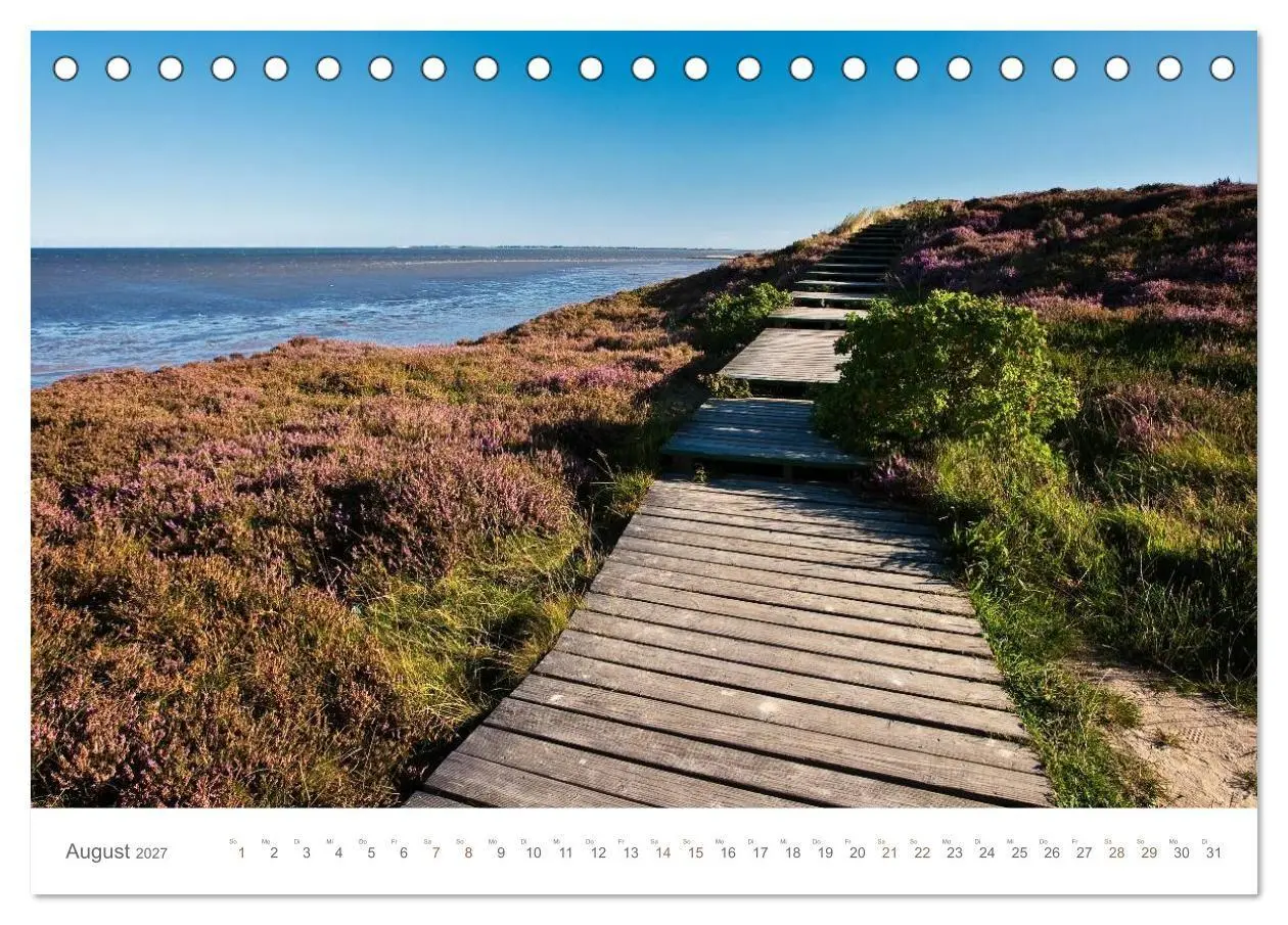 Bild: 9783594130704 | Stege &amp; Wege auf Sylt (Tischkalender 2027 DIN A5 quer), CALVENDO...