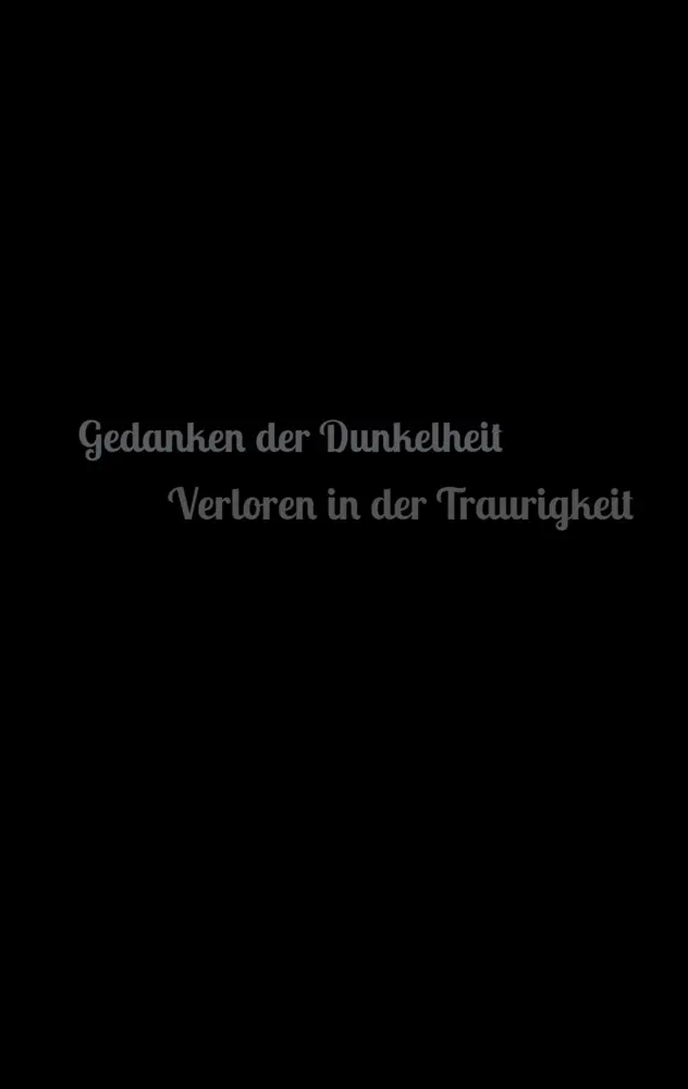 Cover: 9789403830704 | Gedanken der Dunkelheit | Verloren in der Traurigkeit | Midgard | Buch
