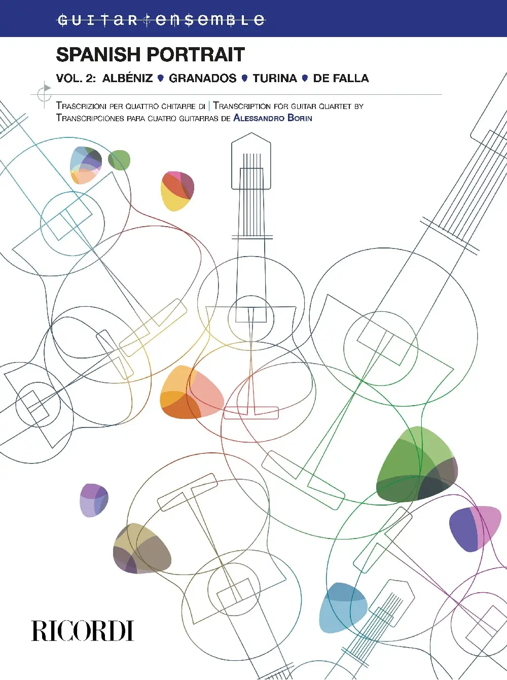 Cover: 9790041830704 | Spanish Portrait | Ricordi Guitar Ensemble | Partitur + Stimmen | 2020