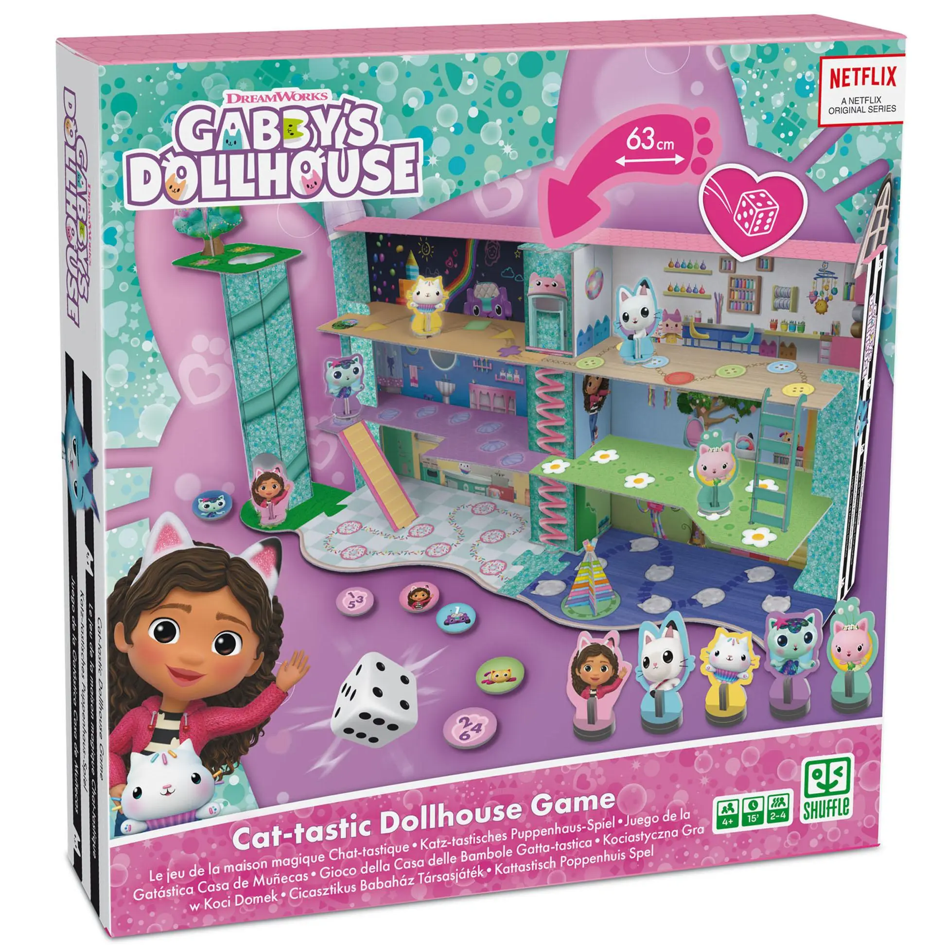 Cover: 5411068870804 | FSCGabby´s Dollhouse - das katz-tastische Puppenhaus-3D Brettspiel