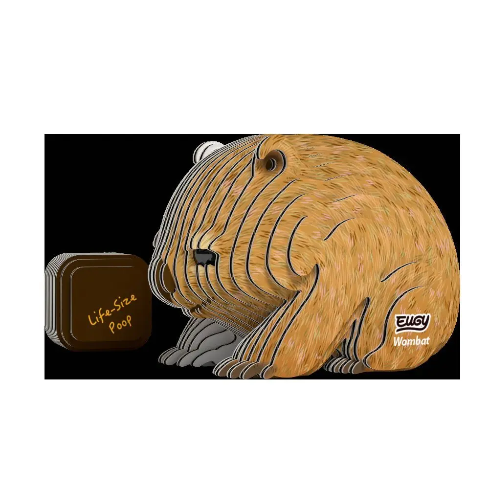 Bild: 9421035150804 | EUGY - 3D Bastelset Wombat | Kit (Bastelset) | In Karton | 650078