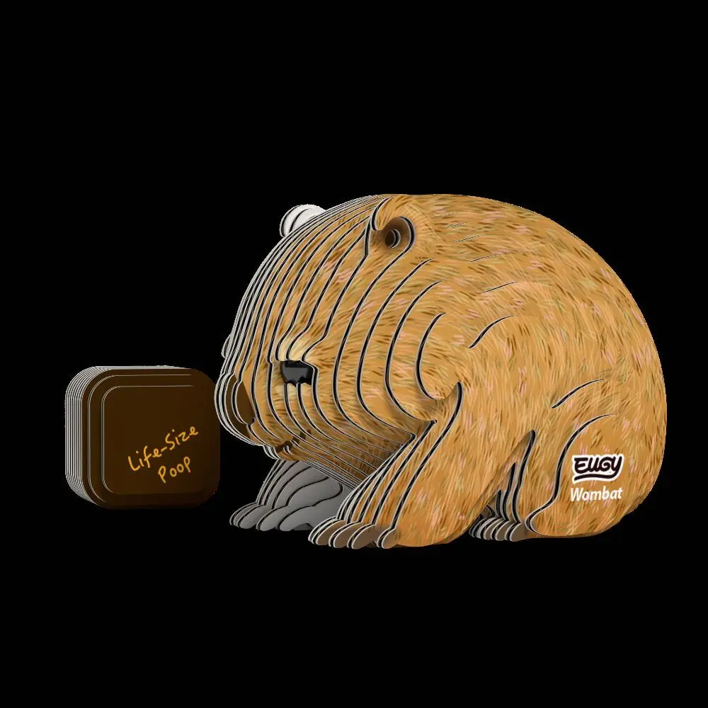 Bild: 9421035150804 | EUGY - 3D Bastelset Wombat | Kit (Bastelset) | In Karton | 650078