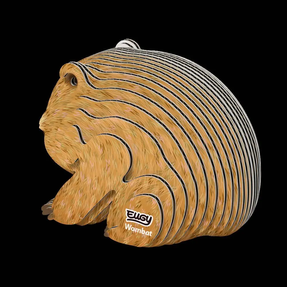 Bild: 9421035150804 | EUGY - 3D Bastelset Wombat | Kit (Bastelset) | In Karton | 650078