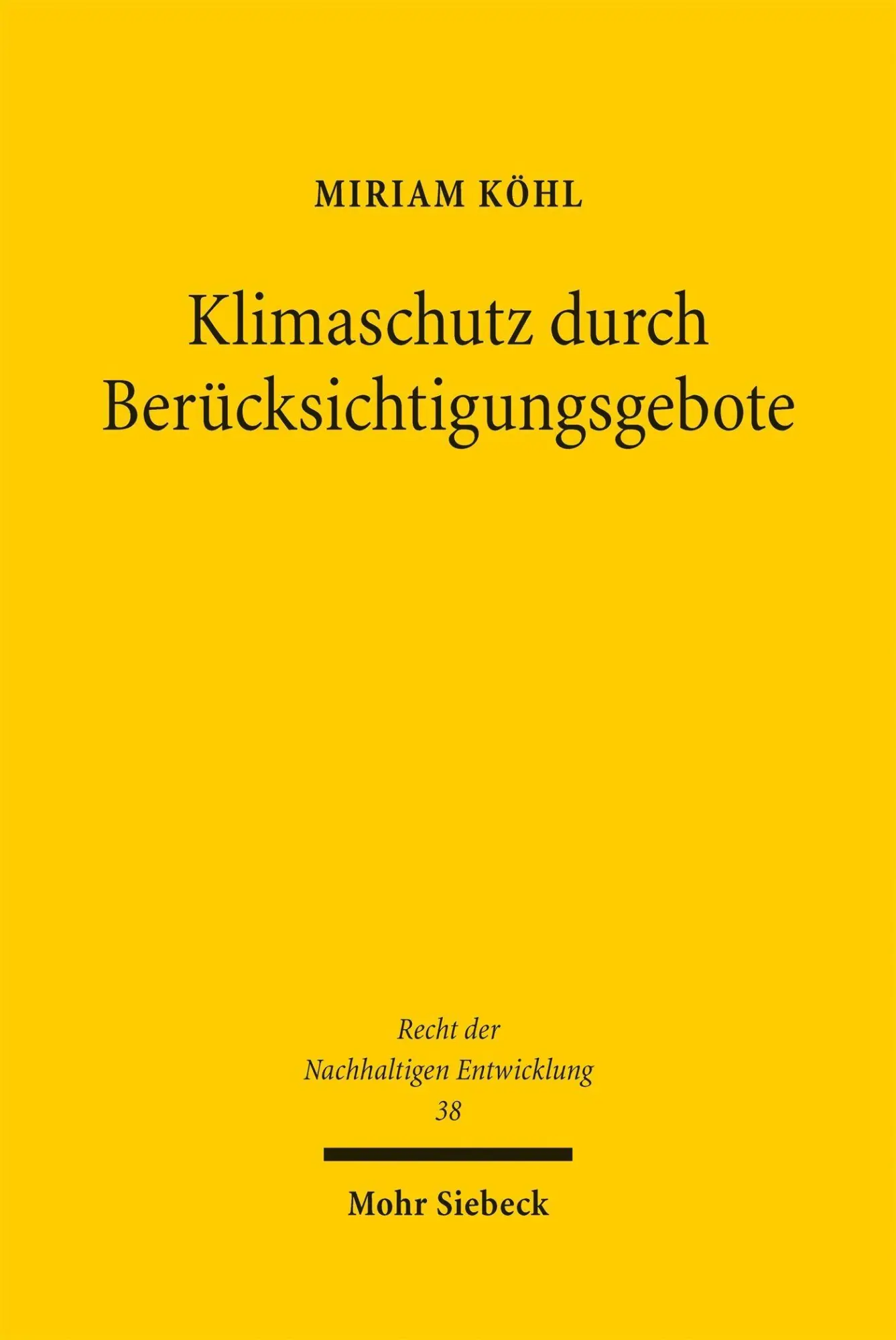 Klimaschutz durch Berücksichtigungsgebote