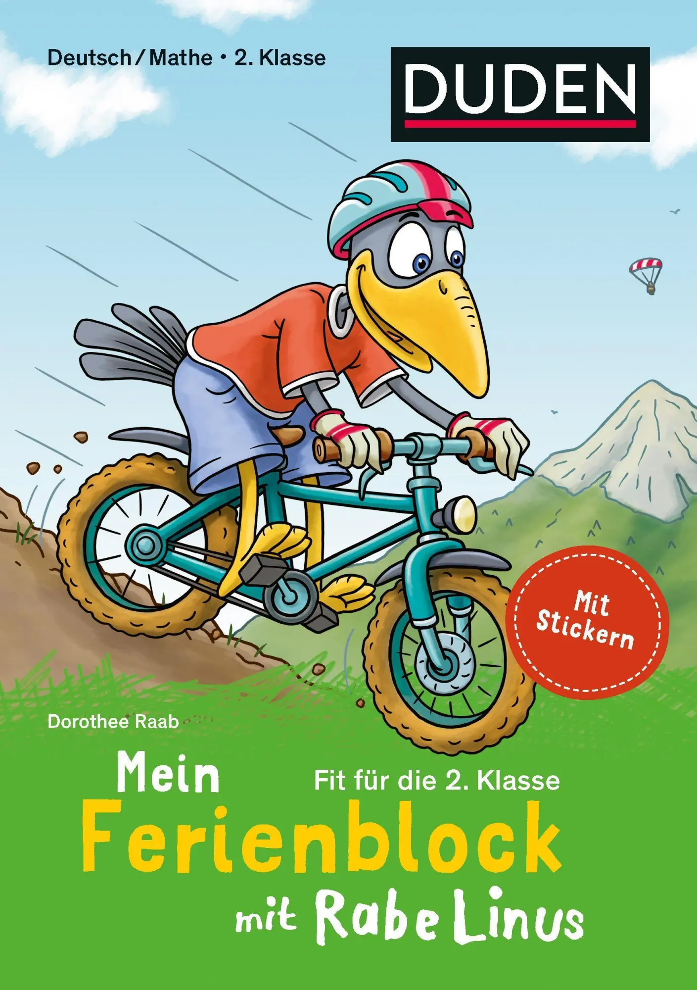 Cover: 9783411720804 | Mein Ferienblock mit Rabe Linus  Fit für die 2. Klasse | Raab | Buch