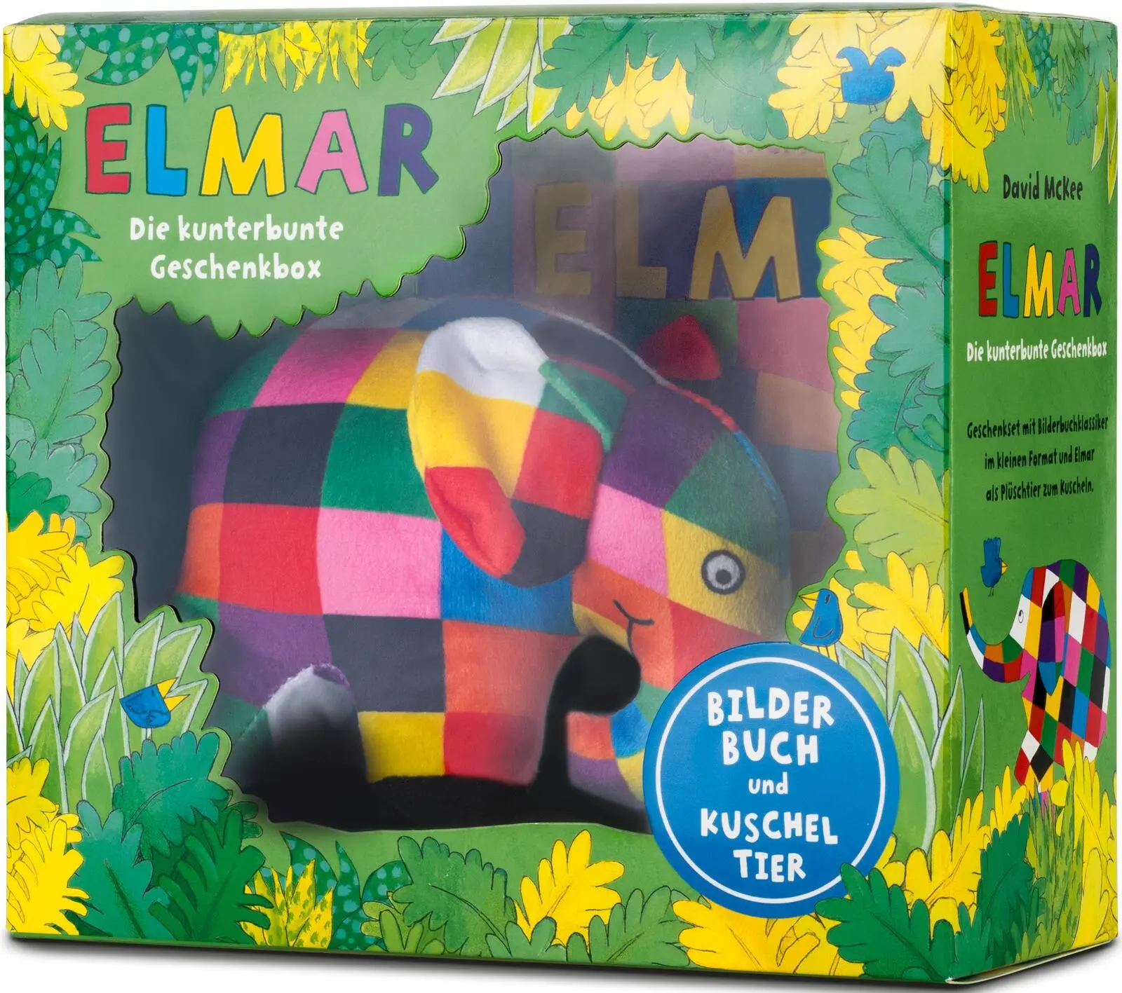 Cover: 9783522460804 | Elmar: Elmar - Die kunterbunte Geschenkbox | David McKee | Buch | 2025
