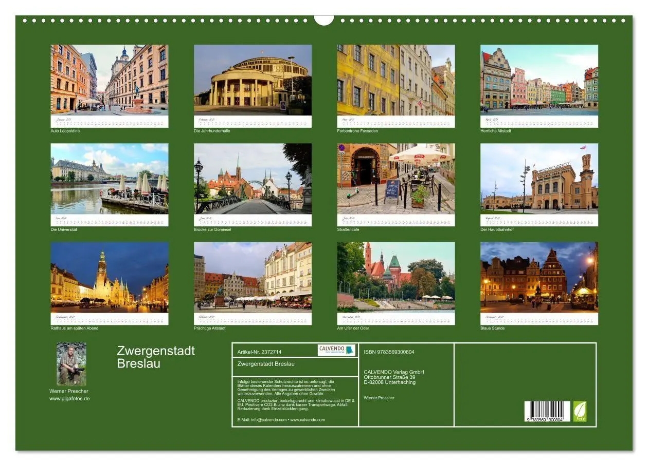Bild: 9783569300804 | Zwergenstadt Breslau (Wandkalender 2027 DIN A2 quer), CALVENDO...