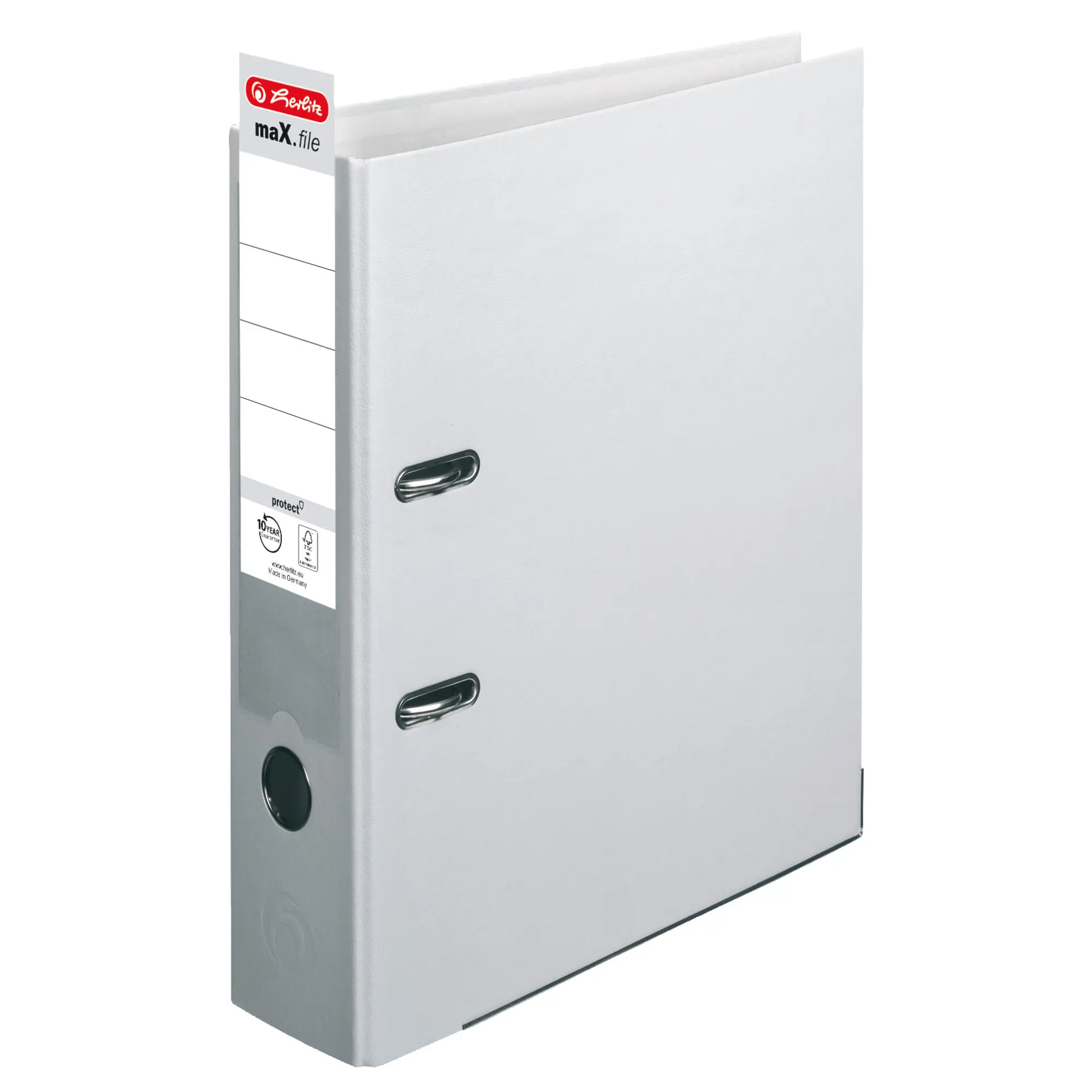 Cover: 4008115480904 | Herlitz Ordner maX.file protect A4 8cm grau | Herlitz maX.file 8 cm