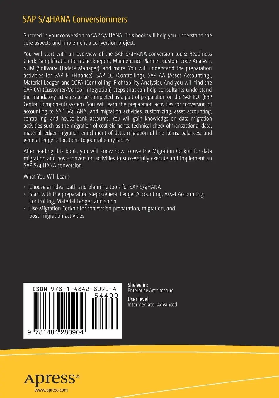 Rückseite: 9781484280904 | SAP S/4HANA Conversion | Ravi Surya Subrahmanyam | Taschenbuch | xxii