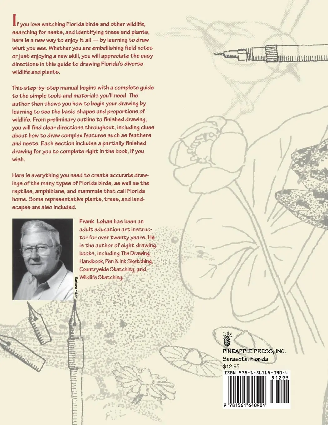 Rückseite: 9781561640904 | Drawing Florida Wildlife | Frank Lohan | Taschenbuch | Englisch | 1996