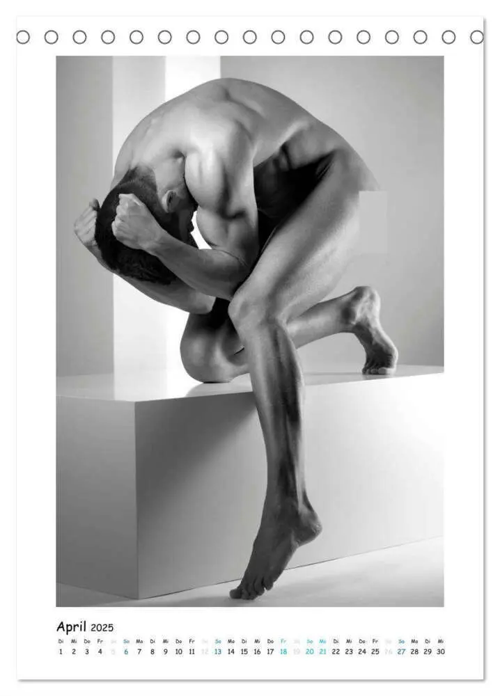 Bild: 9783435950904 | Männer... Skulptur (Tischkalender 2025 DIN A5 hoch), CALVENDO...