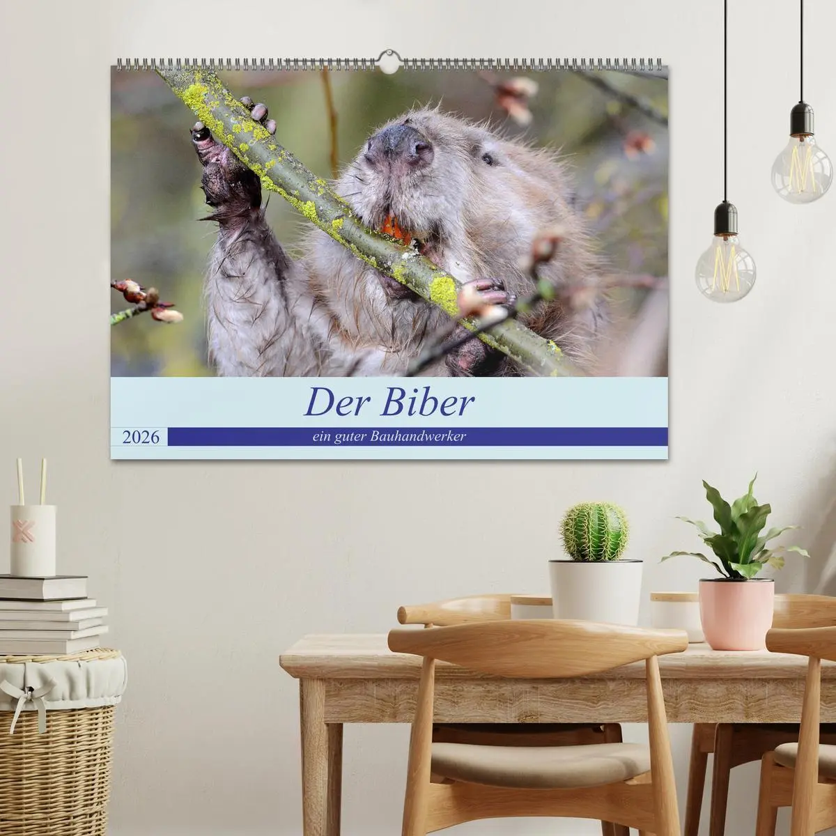 Bild: 9783457730904 | Der Biber, ein guter Bauhandwerker (Wandkalender 2026 DIN A2 quer),...