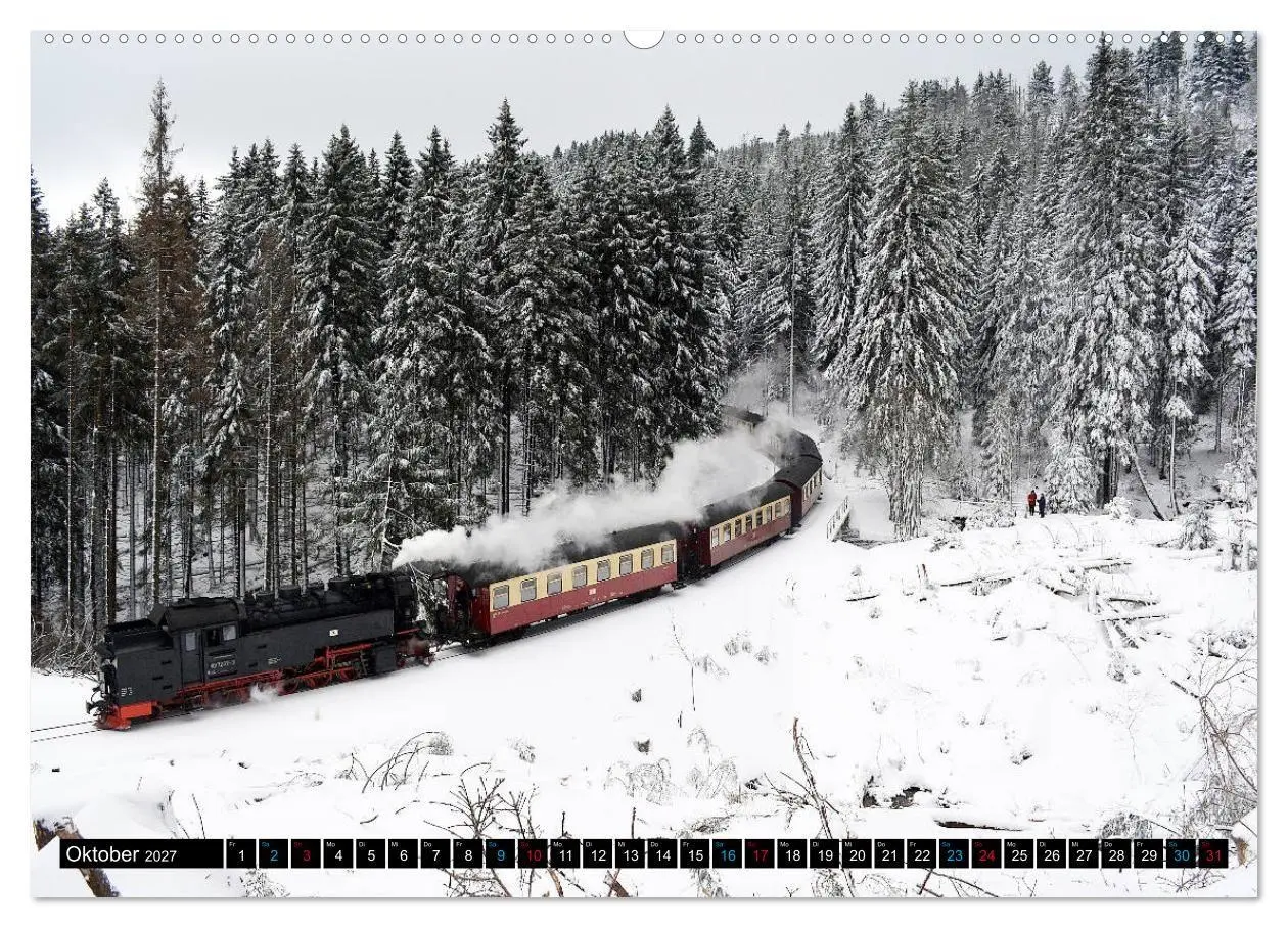Bild: 9783569770904 | Dampf am Brocken - Die Harzquerbahn (Wandkalender 2027 DIN A2...
