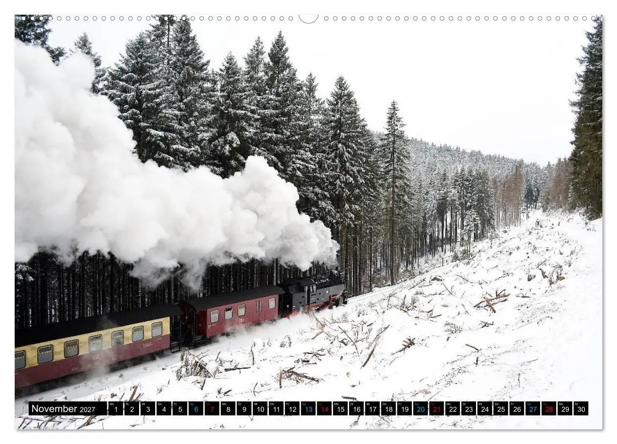 Bild: 9783569770904 | Dampf am Brocken - Die Harzquerbahn (Wandkalender 2027 DIN A2...