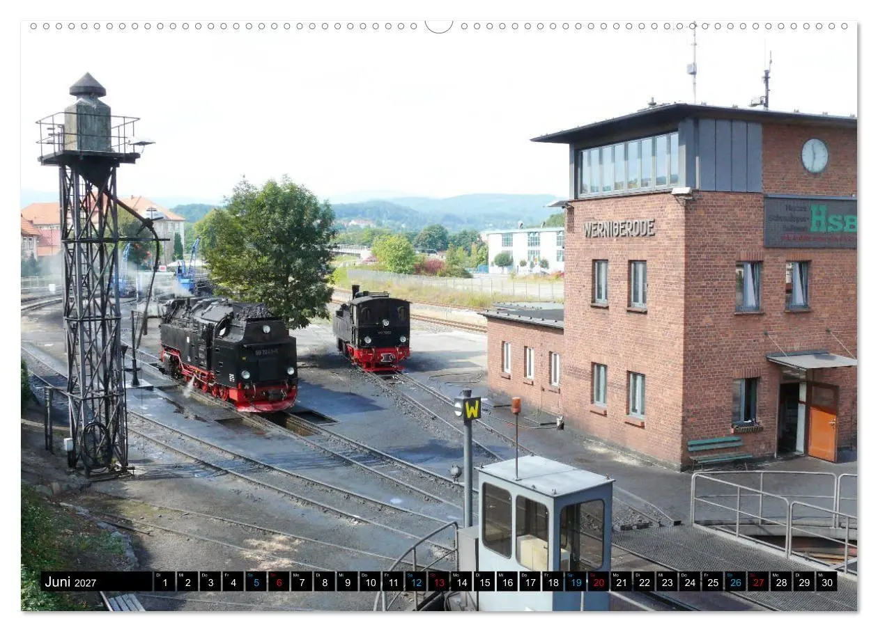 Bild: 9783569770904 | Dampf am Brocken - Die Harzquerbahn (Wandkalender 2027 DIN A2...