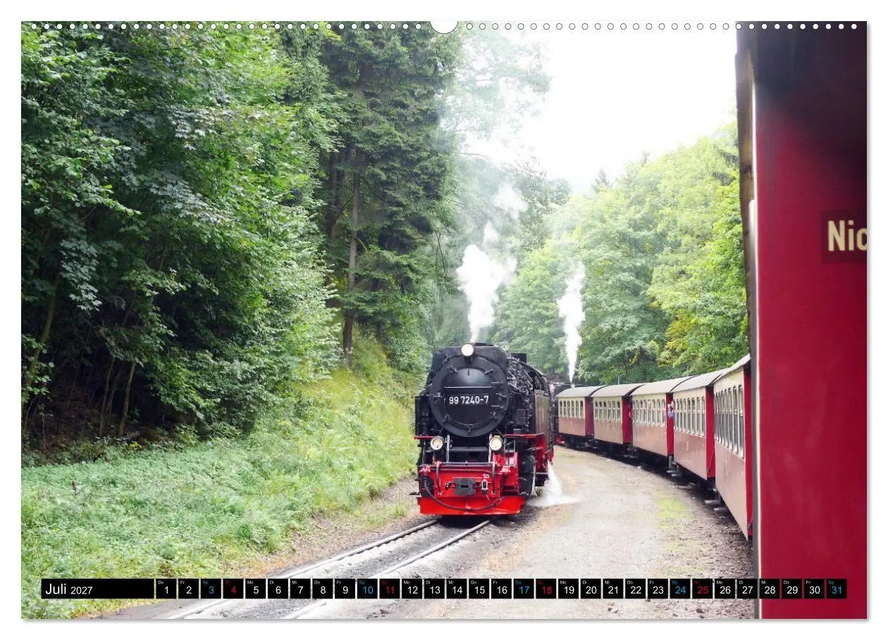 Bild: 9783569770904 | Dampf am Brocken - Die Harzquerbahn (Wandkalender 2027 DIN A2...