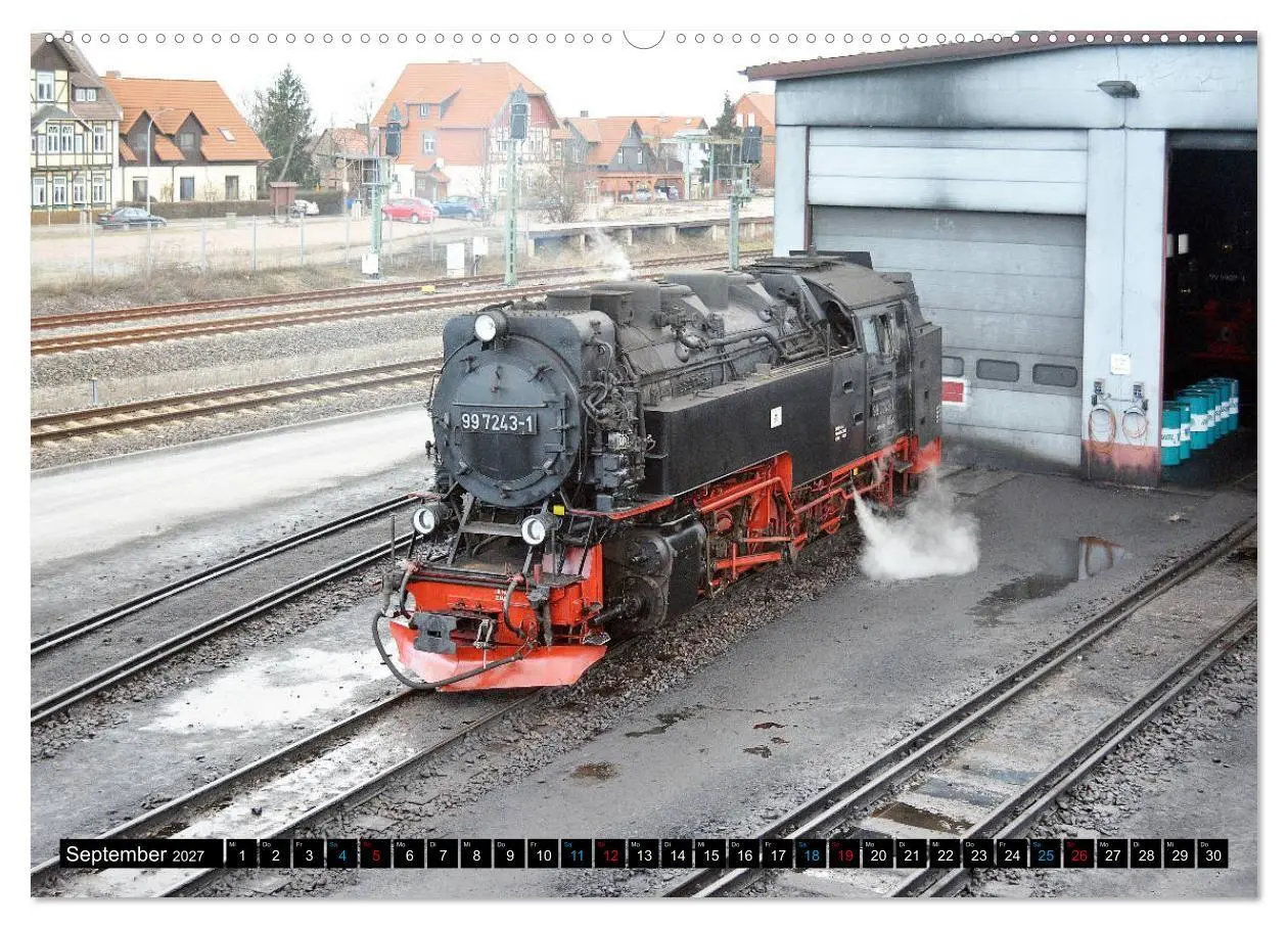 Bild: 9783569770904 | Dampf am Brocken - Die Harzquerbahn (Wandkalender 2027 DIN A2...