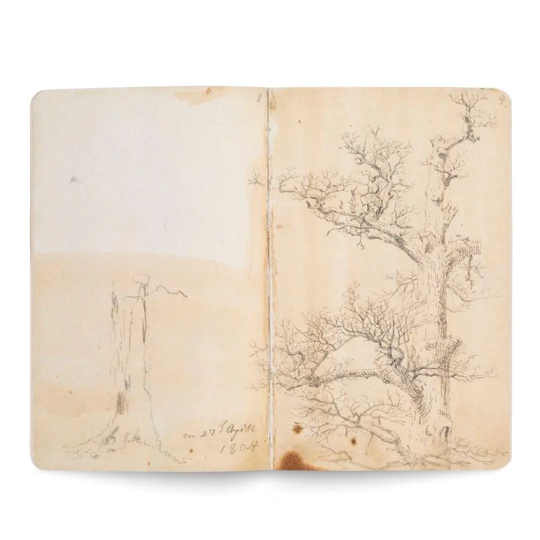 Bild: 9783775760904 | Caspar David Friedrich - Das Karlsruher Skizzenbuch (Schmuckausgabe)