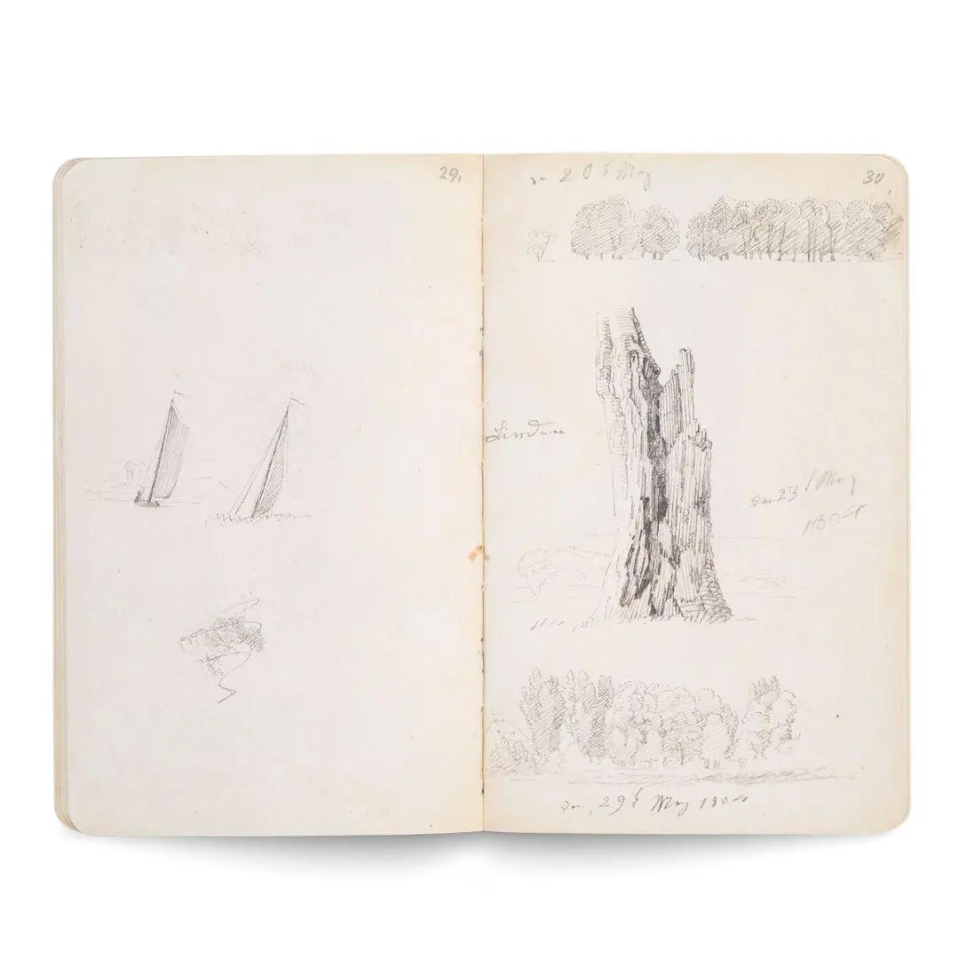 Bild: 9783775760904 | Caspar David Friedrich - Das Karlsruher Skizzenbuch (Schmuckausgabe)