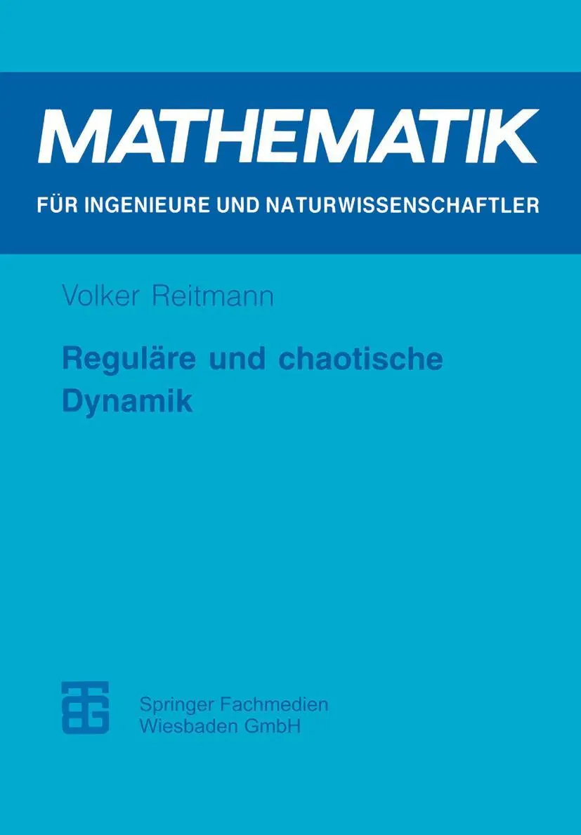Cover: 9783815420904 | Reguläre und chaotische Dynamik | Volker Reitmann | Taschenbuch | 1996
