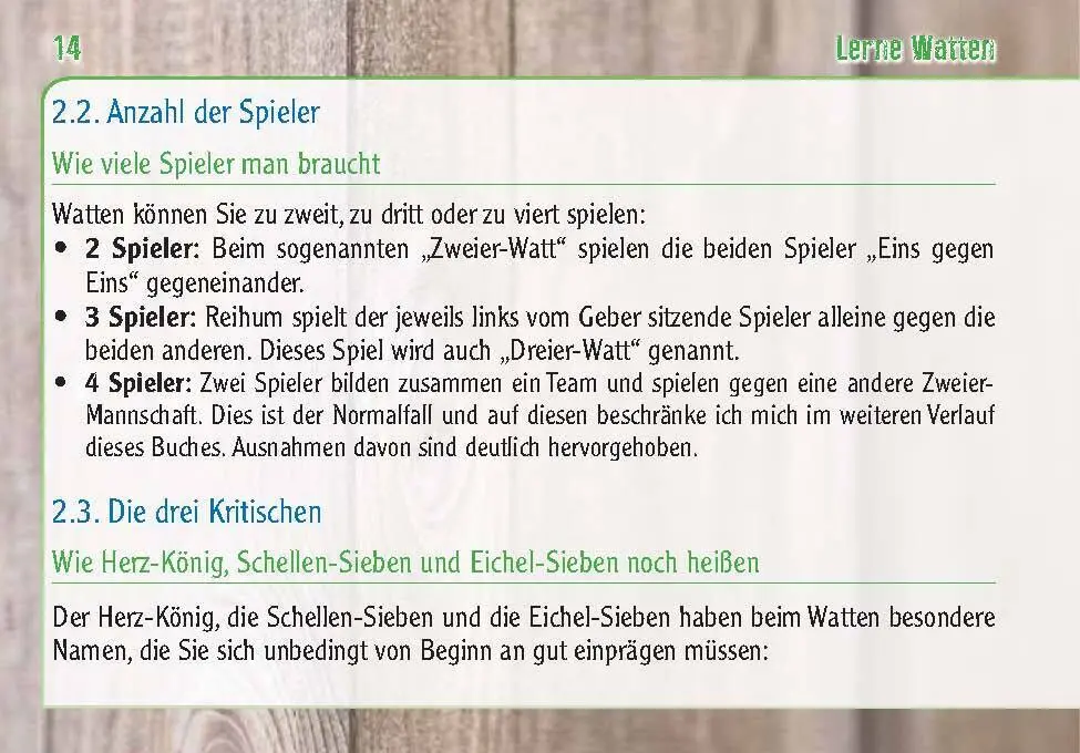 Bild: 9783955870904 | Lerne Watten | Eine Spielanleitung für Anfänger | Erich Rohrmayer