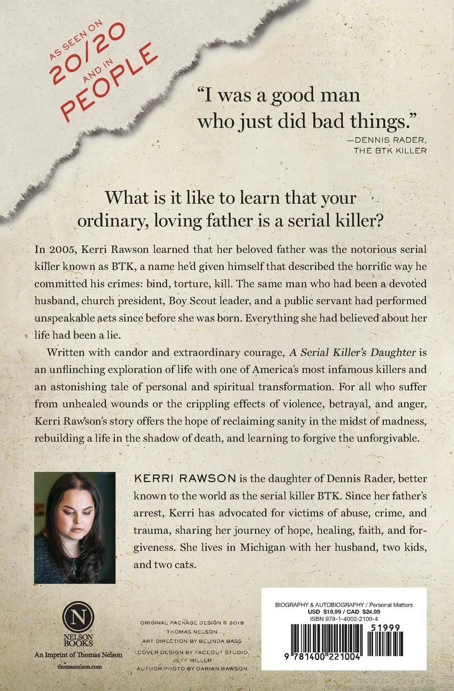 Rückseite: 9781400221004 | A Serial Killer's Daughter | Kerri Rawson | Taschenbuch | Englisch