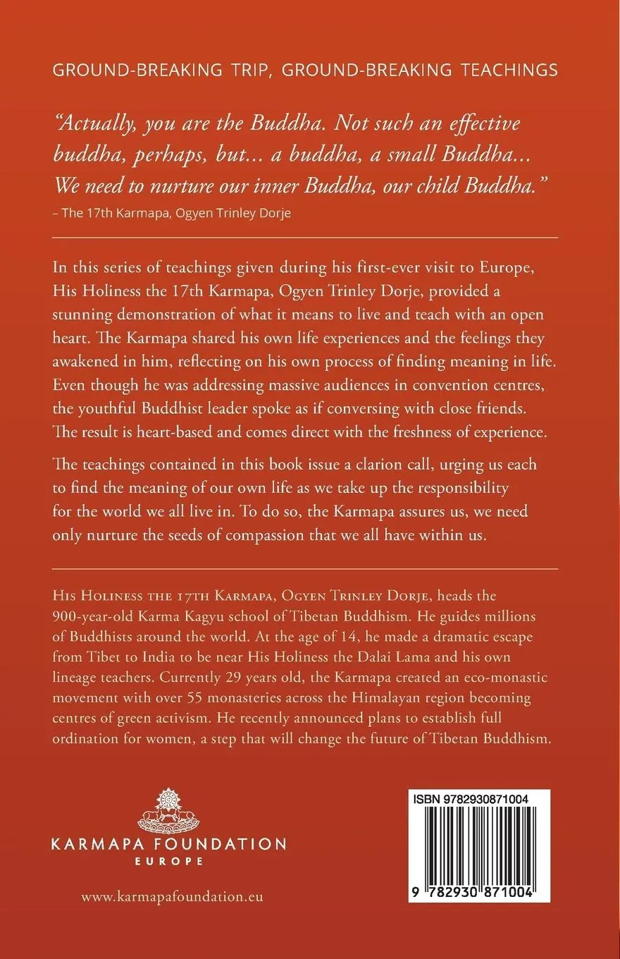 Rückseite: 9782930871004 | Nurturing Compassion | Teachings from the First Visit to Europe | Buch