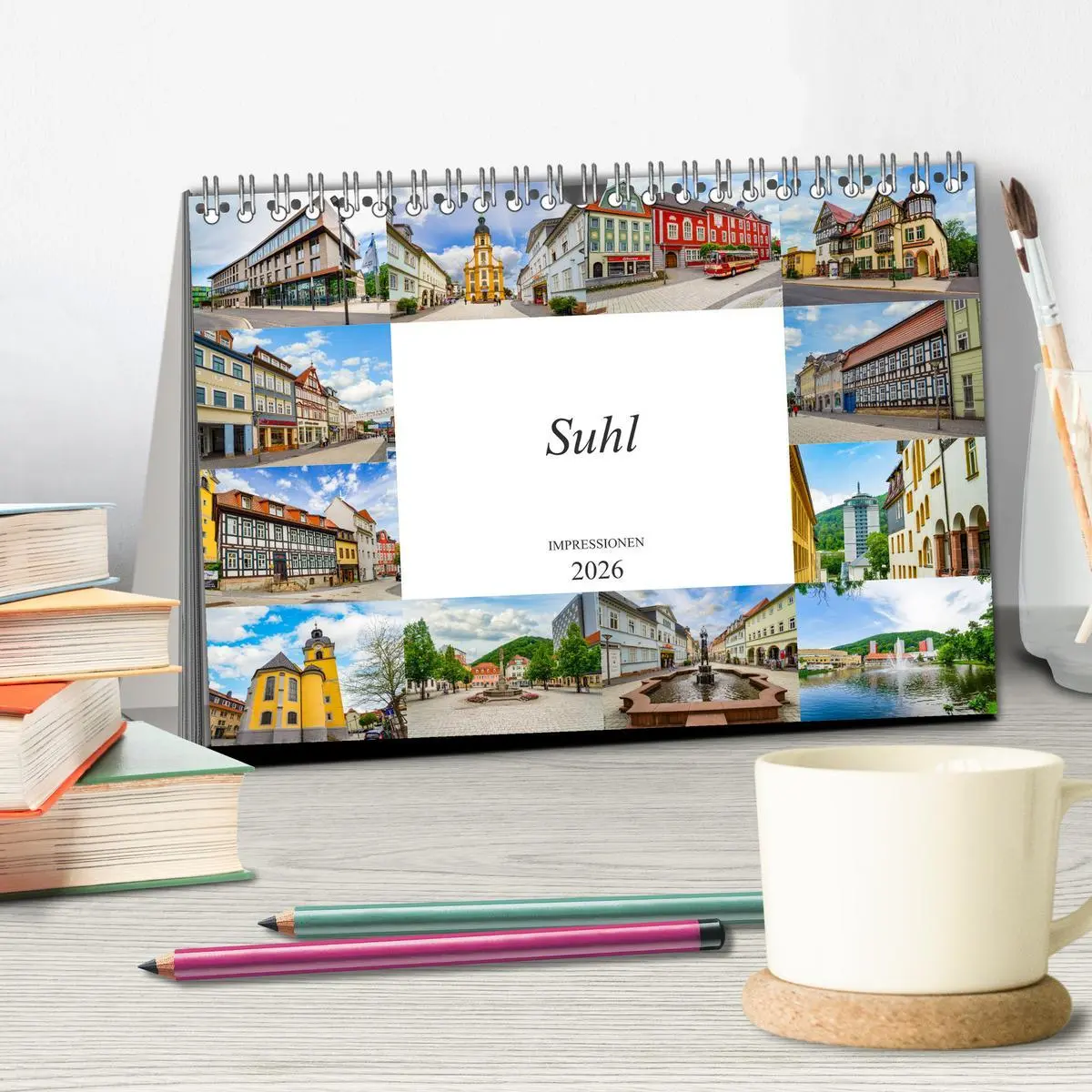 Bild: 9783457791004 | Suhl Impressionen (Tischkalender 2026 DIN A5 quer), CALVENDO...