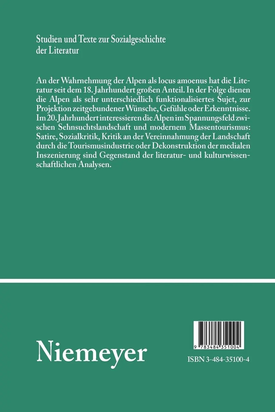 Rückseite: 9783484351004 | Eingeborene im Paradies | Wolfgang Hackl | Taschenbuch | ISSN | 2004