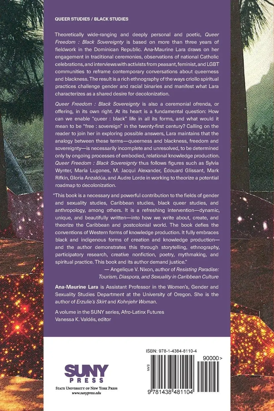 Rückseite: 9781438481104 | Queer Freedom | Black Sovereignty | Ana-Maurine Lara | Taschenbuch