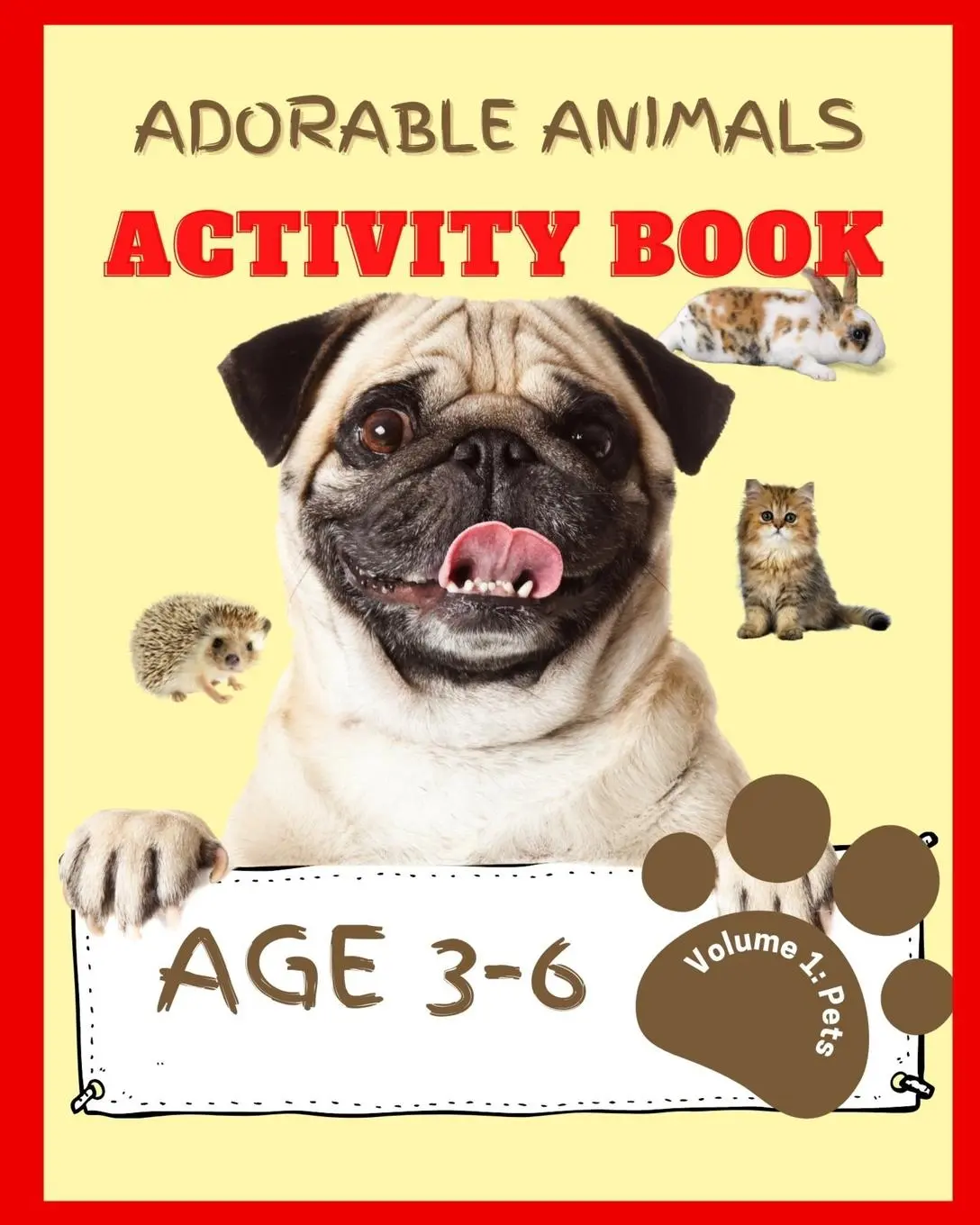 Cover: 9782970151104 | Adorable Animals Activity Book Volume 1 | Pets | Taschenbuch | 2021