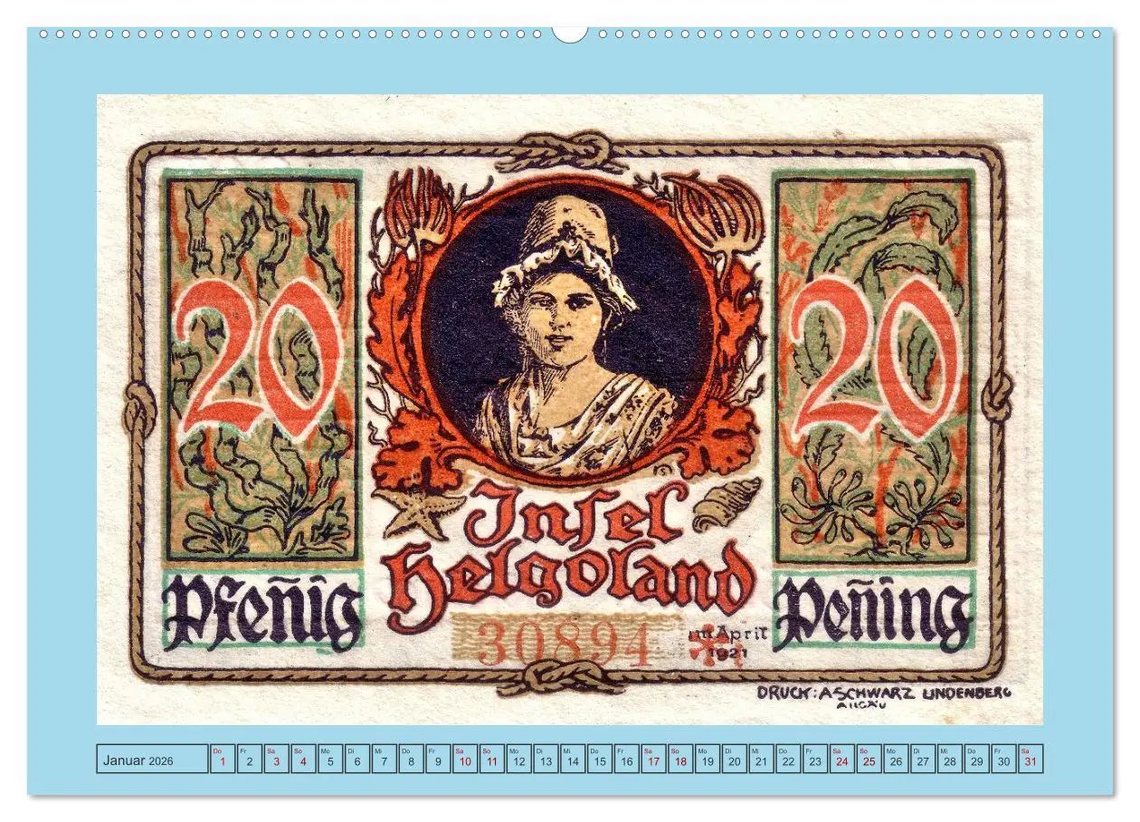 Bild: 9783457301104 | Gruß aus Helgoland (Wandkalender 2026 DIN A2 quer), CALVENDO...