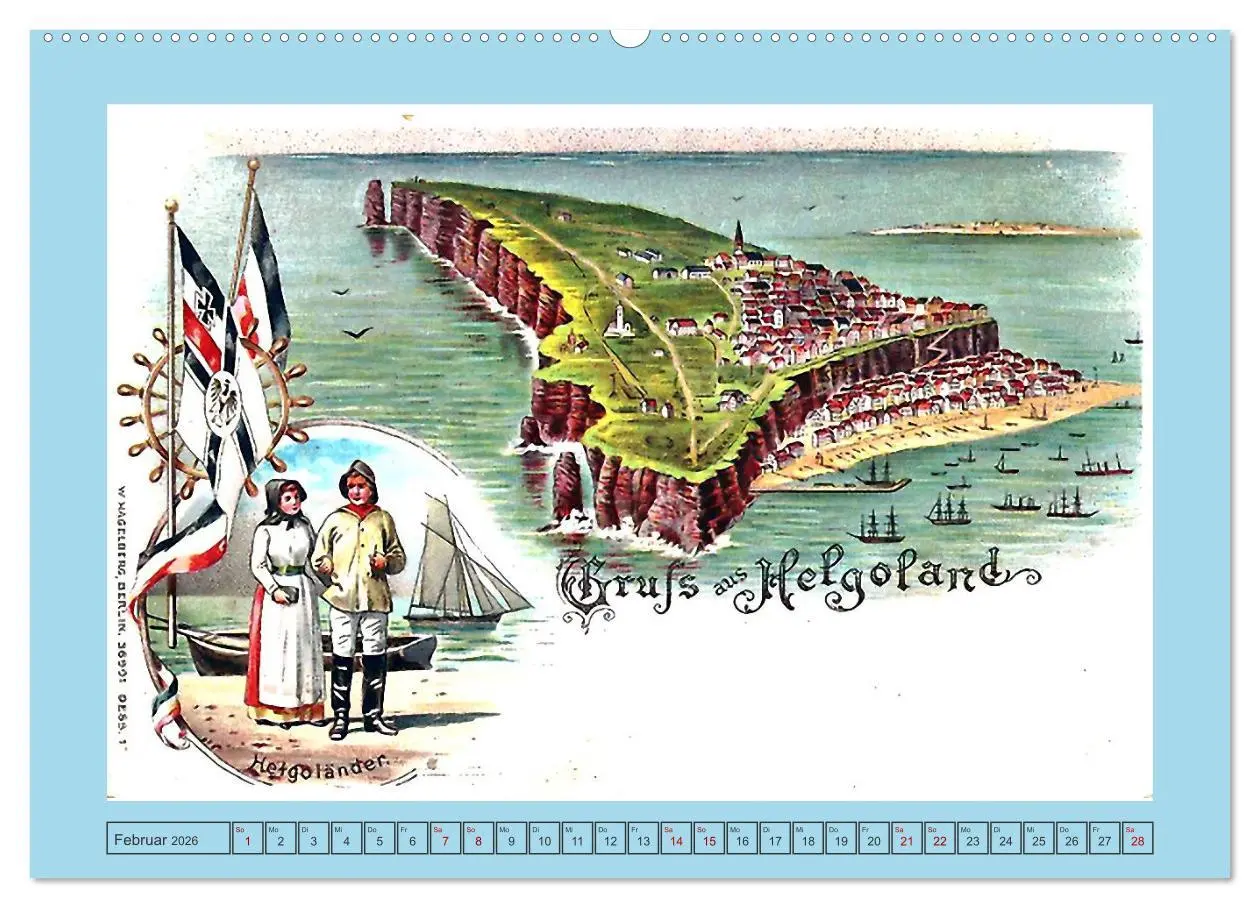Bild: 9783457301104 | Gruß aus Helgoland (Wandkalender 2026 DIN A2 quer), CALVENDO...