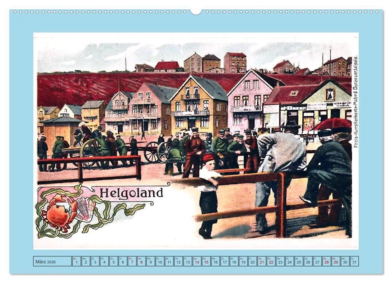 Bild: 9783457301104 | Gruß aus Helgoland (Wandkalender 2026 DIN A2 quer), CALVENDO...