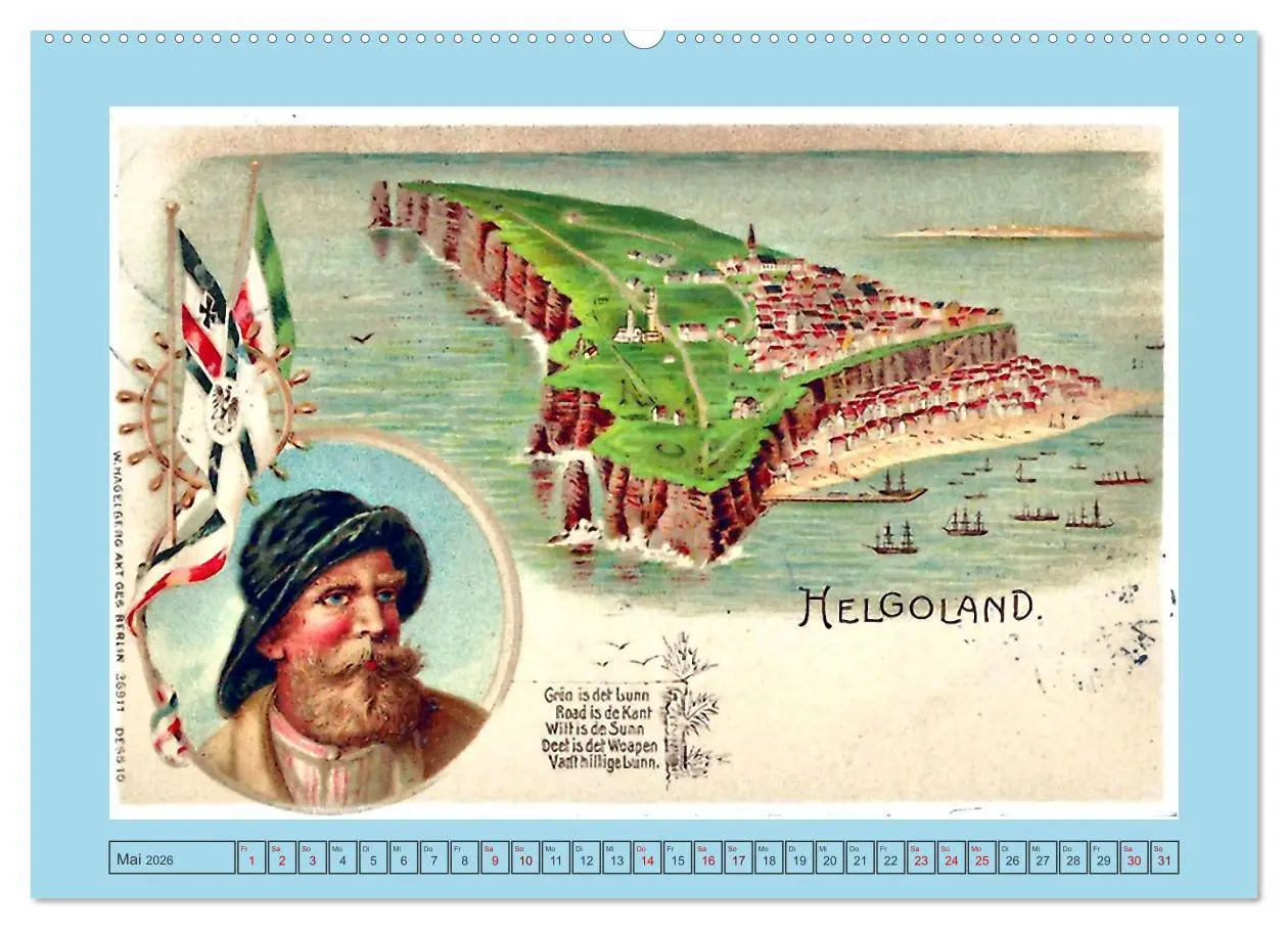 Bild: 9783457301104 | Gruß aus Helgoland (Wandkalender 2026 DIN A2 quer), CALVENDO...