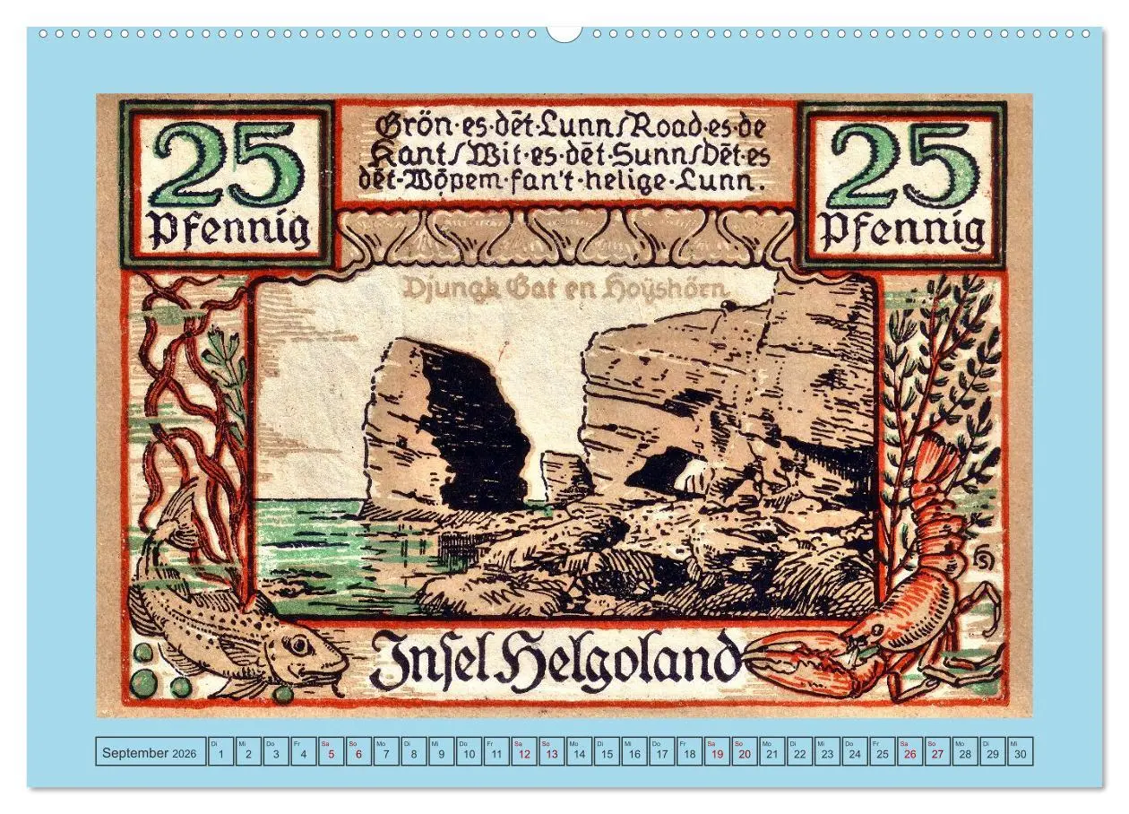 Bild: 9783457301104 | Gruß aus Helgoland (Wandkalender 2026 DIN A2 quer), CALVENDO...