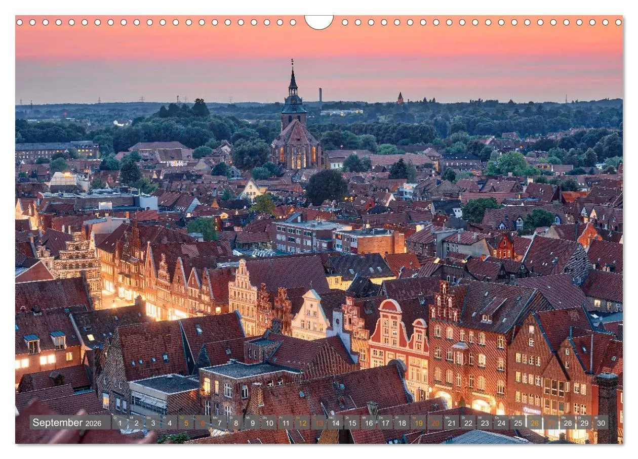 Bild: 9783457851104 | LÜNEBURG Ein- und Ausblicke von Andreas Voigt (Wandkalender 2026...