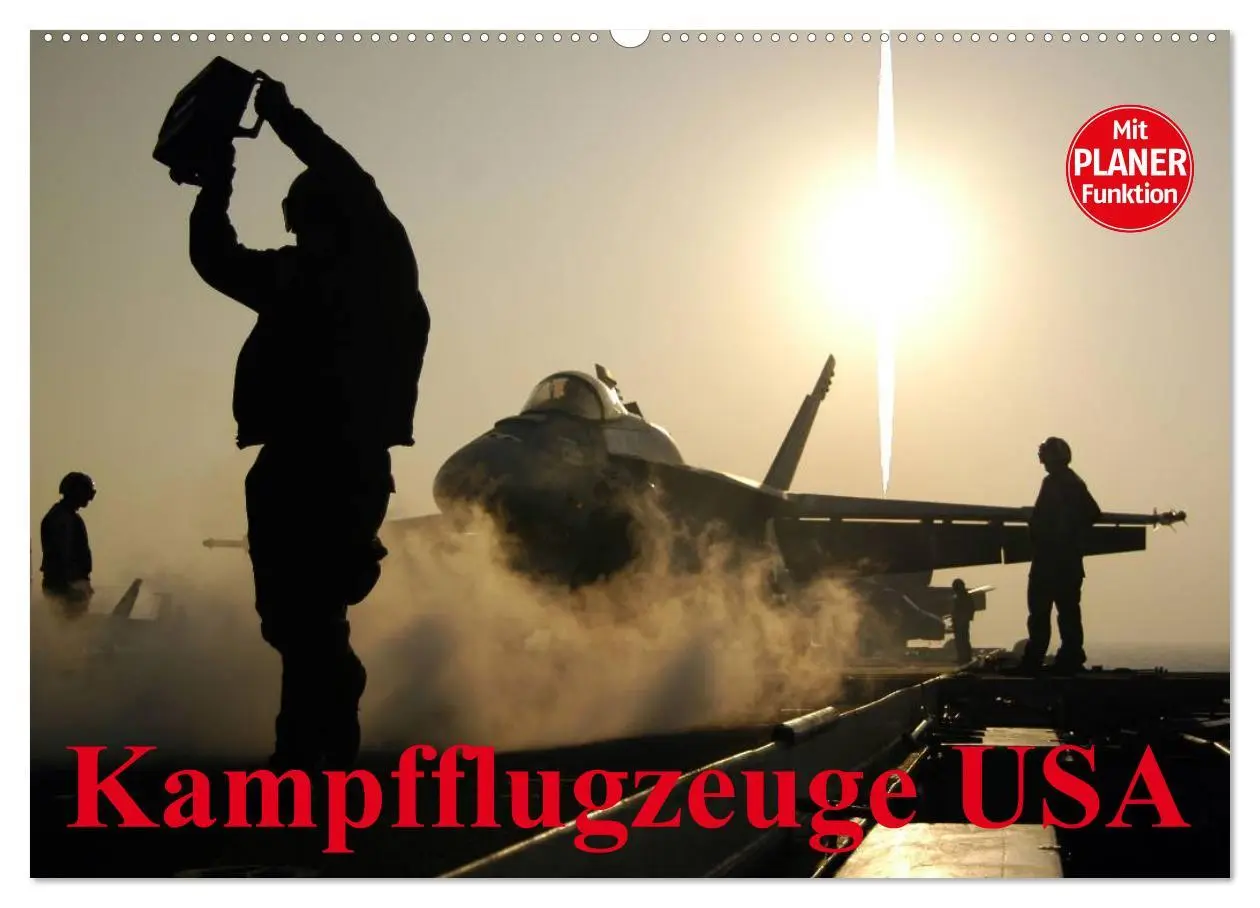 Cover: 9783516011104 | Kampfflugzeuge USA (Wandkalender 2026 DIN A2 quer), CALVENDO...